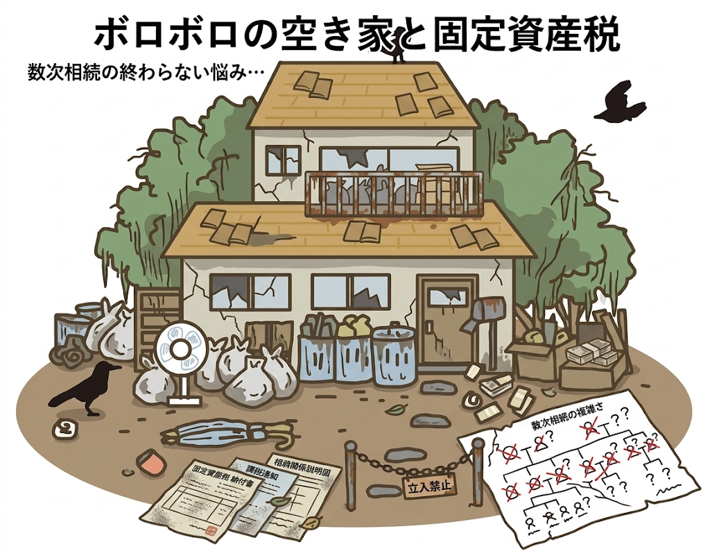数次相続と空き家放置